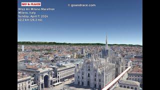 Wizz Air Milano Marathon (2024): vola sul percorso della maratona! Video del percorso.