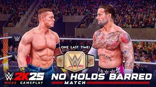 WWE 2K25 John Cena vs CM Punk for Undisputed WWE Championship