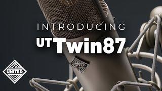 Introducing: The United UT Twin87 Twin-Circuit Large Diaphragm Condenser Microphone