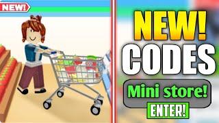 *NEW* MINI STORE WORKING CODES 2022 | ROBLOX MINI STORE NEW CODES 2022 DECEMBER