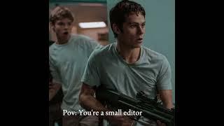 Editor Can relate this situations, #mazerunner #editor #newt #thomas #themazerunneredit