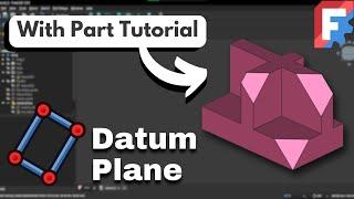 FreeCAD 1.0 | How to Make Datum Plane | Beginner Tutorial