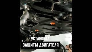 Honda Freed / Spike . Установка защиты двигателя.