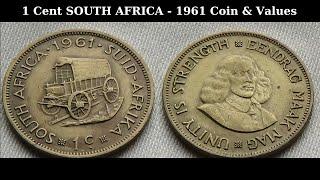 1 Cent SOUTH AFRICA - 1961 Coin & Values