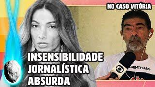 CRIME CONTRA VITÓRIA TEM CONTROVÉRSIA SOBRE CAUSAS E PATRÍCIA POETA FALA ABSURDO NA GLOBO | PLANTÃO