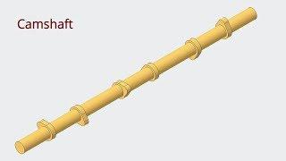  Camshaft || Creo Parametric Tutorial