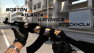 CSGO Major Stickers  -  Stockholm vs other Major stickers [4K60FPS]