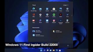 Windows 11 First Insider Preview Build 22000 - 4K