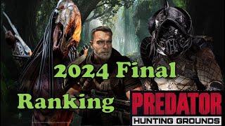 2024 Final Predator Classes Ranking on Predator Hunting Grounds