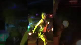 Hot dance around people Waterfall Party  Koh Phangan 2020