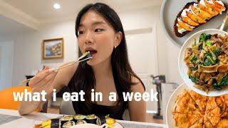 what i eat in a week (simple home cooked meals)