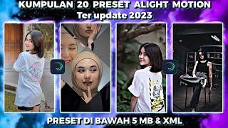 Kumpulan 20 Preset Base Alight Motion Jedag Jedug Trend Tiktok Terbaru 2023 | Dibawah 5mb & Xml