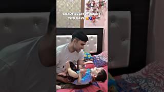 Cute Baby and father Bond️ #viralshort #shivani #yshorts #cute #babyfather #familygoal #cute #yt