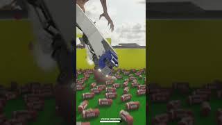 Ramming Demogorgon with a SUPER FAST Car #Shorts #Demogorgon #Cars #Crash #MonsterTruck #Explosion