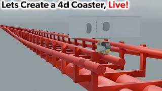 Q&A + Creating a 4D Roller Coaster in Blender! -Live!