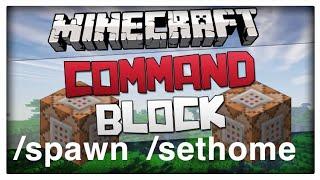 How To Make /Spawn And /Sethome Using Commands On Minecraft Bedrock PS4