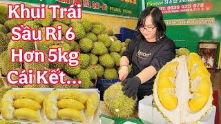 Sầu Riêng Hiếu Nghĩa Mới Nhất Em Gái Khui Trái Sầu Ri 6 Miền Tây Hơn 5Kg Cho Khách Và Cái Kết.