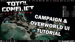 Overworld UI (some combat) | Total Conflict: Resistance | Tutorials Part 2