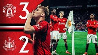 Mainoo, Amad & Hojlund Fire Home  | Man Utd 3-2 Newcastle | Highlights