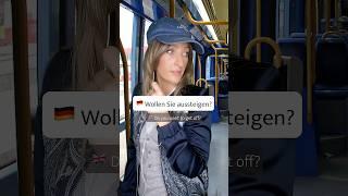 Everyday German - What to say if you want to get off a crowded Bus