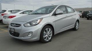 2013 Hyundai Accent GLS AUTO Start up, Walkaround and Vehicle Tour