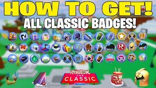 *NEW* HOW TO GET ALL CLASSIC HUB BADGES FAST AND EASY FOR SECRET FREE ITEMS! 