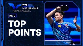 Top Points of Day 2 | #WTTLjubljana 2025