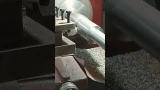 lathe machine shifting bearing size cutting 🫡#workshop #mechanical#news job#running #trending #