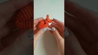  ЛИСА КРЮЧКОМ. ЛИСА АМИГУРУМИ.  CROCHET FOX. AMIGURUMI FOX. #shorts