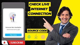 How to check Live Internet connection and show custom dialog android JAVA with source code