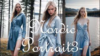 Nordic  portrait 【AI art Lookbook】