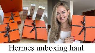 HERMES UNBOXING HAUL | Black and Gold Style