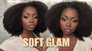 Soft Glam Makeup Tutorial For Dark Skin