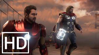 Marvel's Avengers all cutscene HD Game movies part 3 Exciting Battle Scenes Superhero Hulk, Iron Man