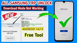 Samsung Frp Bypass 2024|Android 13/14 New Security 2024 July,August|100% Working Solution