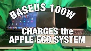 Baseus 100 Power bank Charges the Apple Eco System