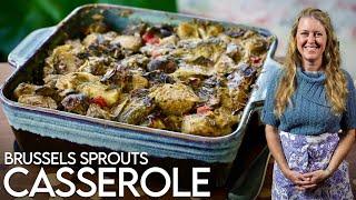 My Secret to an Irresistible Plant-Based Brussels Sprouts Casserole! #recipe