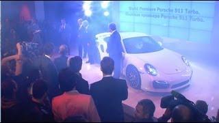 Premiere of the new Porsche 911 Turbo in Moscow