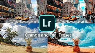 Free Orange and Teal Preset for Lightroom Mobile