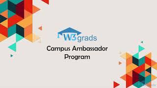 W3grads Ambassador Program Introduction