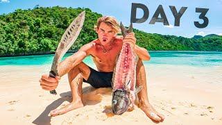 3 DAYS Eating ONLY What I CATCH (Deserted Island)