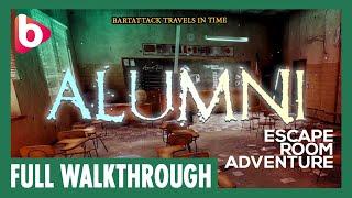 ALUMNI | Full Walkthrough | Escape room game - trapped in past memories