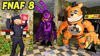 ANIMATRONICS SCARE THE SECURITY GUARD FNAF 8 COOP Garry's Mod