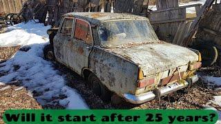 Moskvich 412. Стоял 25 лет. Заведётся или нет??(Will it start?) часть 1.