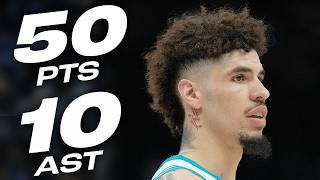 LaMelo Ball ERUPTS For New CAREER-HIGH 50-PT Double-Double! | November 23, 2024