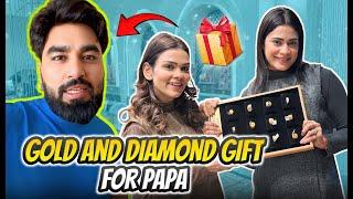 Gold And Diamond Gift For Papa