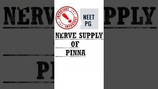 pinna#anatomy #otorhinolaryngology #mbbs #neetpg #neetpg2025  #medicosstudypoint #motivation #neet