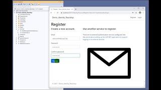  Set up email for Registration in Asp.Net Core with React / Angular