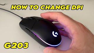 Logitech G203 Mouse: How to Change DPI Settings