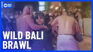 Police Investigating Wild Brawl That Broke Out At Bali Beach Club | 10 News First